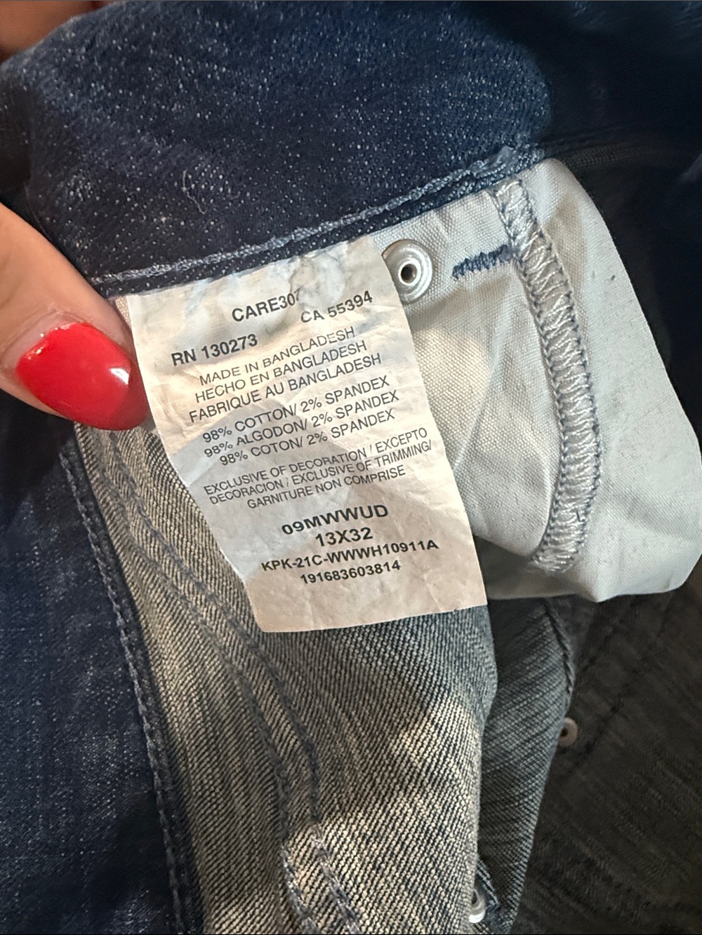 Wrangler Dark Blue Flare Jeans - Picture 6 of 6